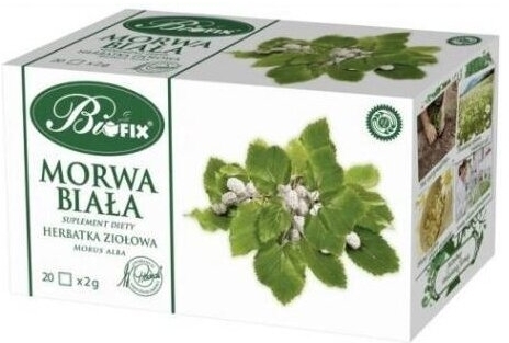 BI FIX Herbatka ziołowa Morwa biała 20 saszetek