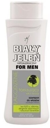 BIAŁY JELEŃ MEN Szampon z sokiem z brzozy 300 ml