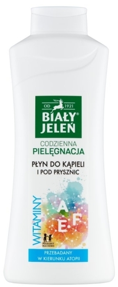BIAŁY JELEŃ Płyn do kąpieli z witaminami 750 ml