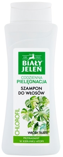BIAŁY JELEŃ Szampon do włosów z chlorofilem hipoalergiczny 300 ml