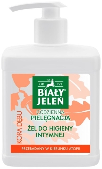BIAŁY JELEŃ Żel do higieny intymnej kora dębu 500 ml
