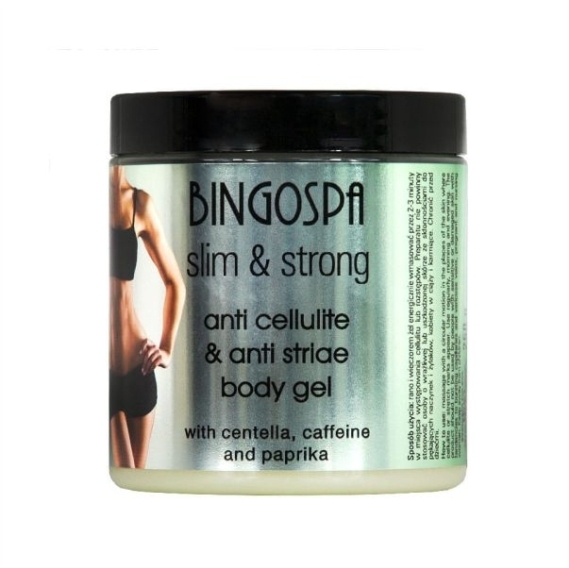 BINGOSPA Antycellulit i rozstępy żel z cetanellą, kofeiną i papryką 250 g