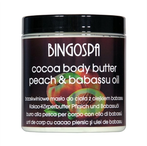 BINGOSPA Brzoskwiniowe masło do ciała 250 g