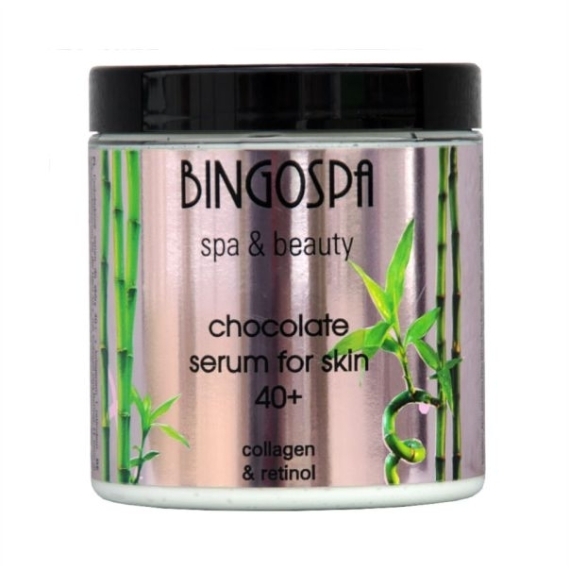 BINGOSPA Czekoladowe serum 40+ z kolagenem i retinolem 250 g