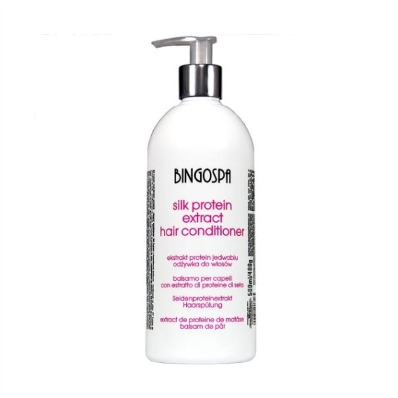 BINGOSPA Ekstrakt protein jedwabiu do włosów 500 ml