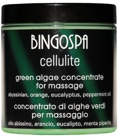 BINGOSPA Koncentrat alg zielonych, kamfory,oleju pomarańcowego, eukaliptusowego, miętowego 250 g