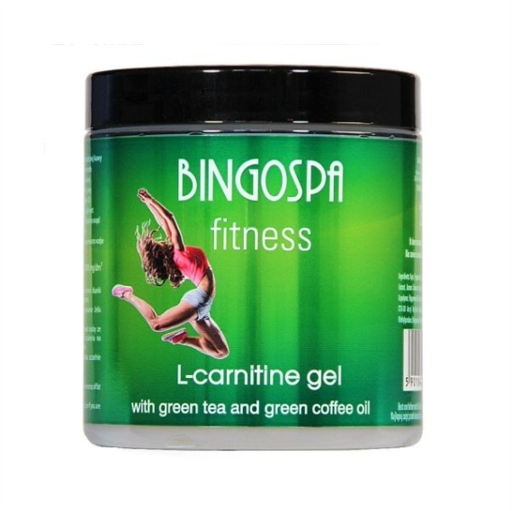 BINGOSPA L-karnityna w żelu z zieloną herbatą i olejkiem z zielonej kawy 250 g