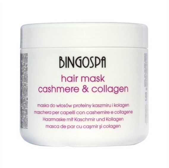 BINGOSPA Maska do włosów proteiny kaszmiru 500 g