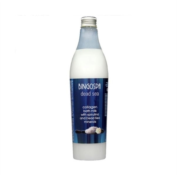 BINGOSPA Mleczko kolagenowe spirulina i minerłąy z Morza Martwego 400 ml