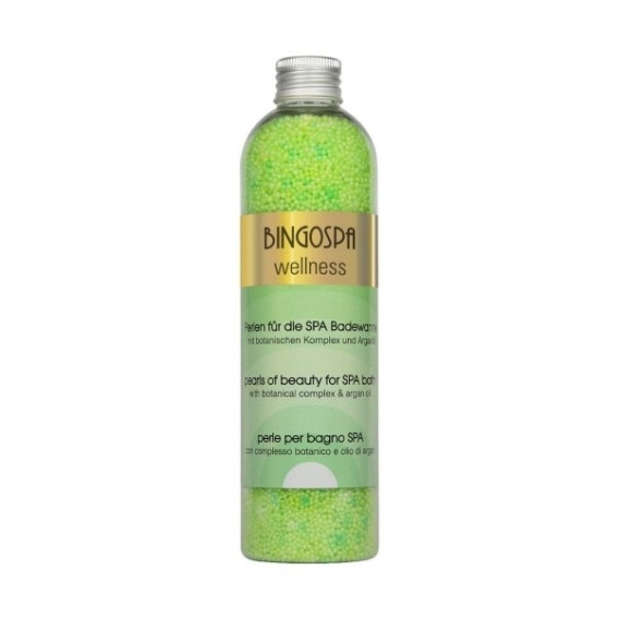 BINGOSPA Perełki do kąpieli SPA z komplekesem botanicznym i olejem arganowym 230 g