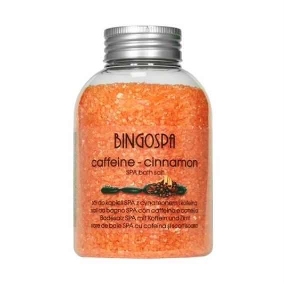 BINGOSPA Sól do kąpieli antycellulitowa z cynamonem kofeiną 600 g