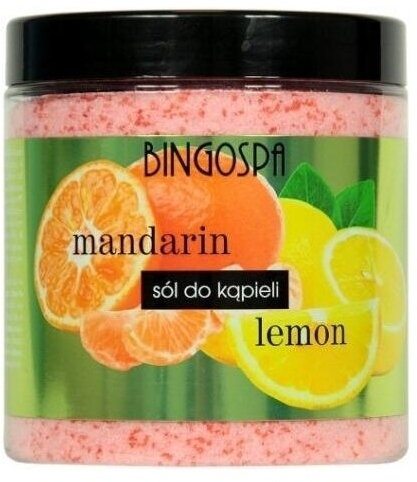 BINGOSPA Sól do kąpieli mandarynka cytryna 900 g