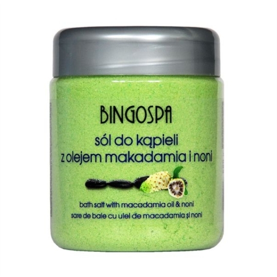 BINGOSPA Sól do kąpieli olej makadamia i noni 580 g