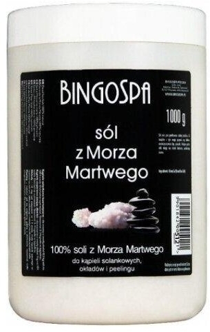 BINGOSPA Sól z Morza Martwego 1000 g