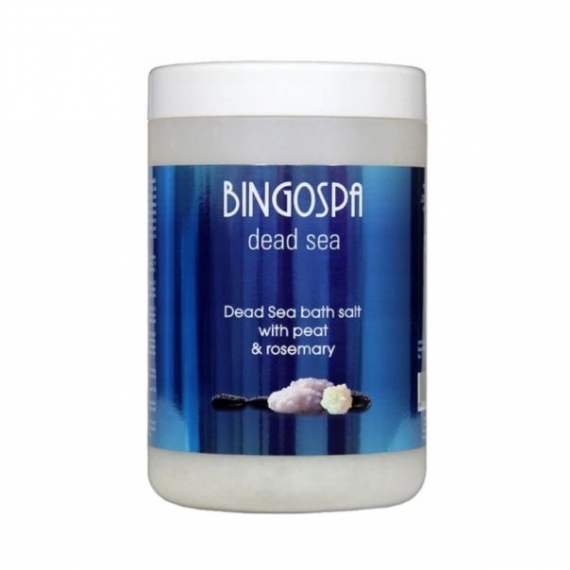 BINGOSPA Sól z Morza Martwego borowina, rozmaryn 1000 g
