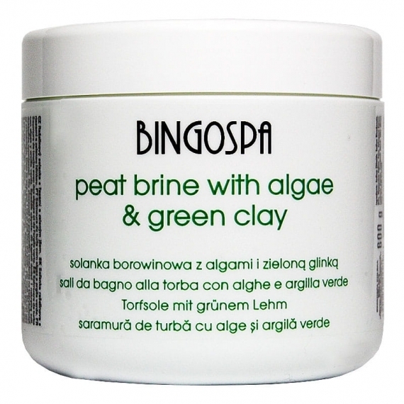 BINGOSPA Solanka Borowinowa z algami i zieloną glinką 600 g