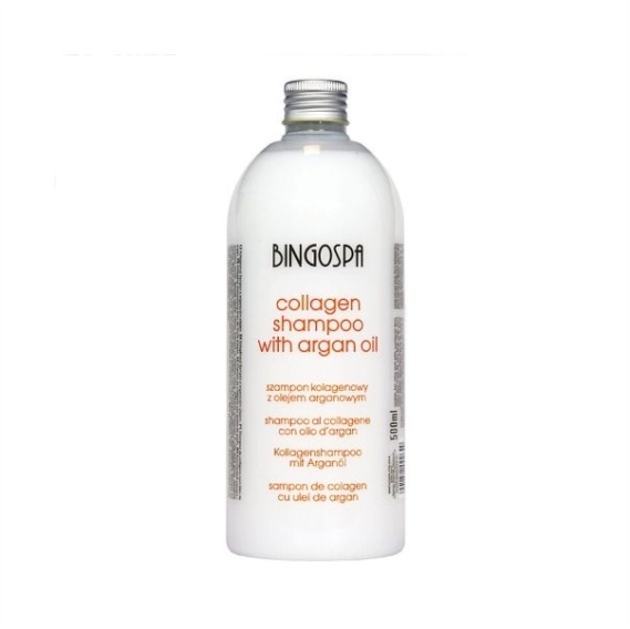 BINGOSPA Szampon kolagenowy z olejem arganowym, bambusem 500 ml