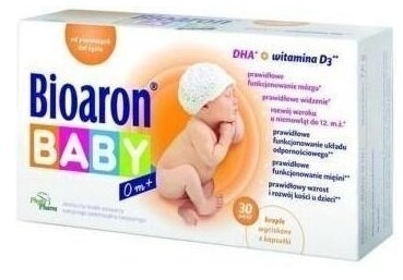 BIOARON BABY 0m+ dla dzieci od urodzenia 30 kapsułek twist-off