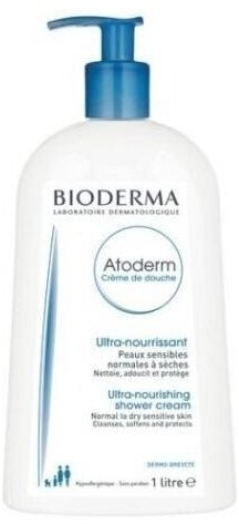 BIODERMA ATODERM CREME DE DOUCHE Żel do mycia twarzy i ciała 1000 ml