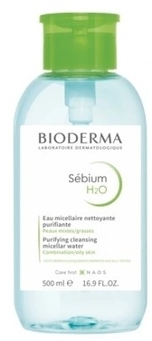 BIODERMA SEBIUM H2O Płyn micelarny z pompką 500 ml