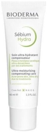 BIODERMA SEBIUM HYDRA Nawilżający krem do skóry tłustej 40 ml