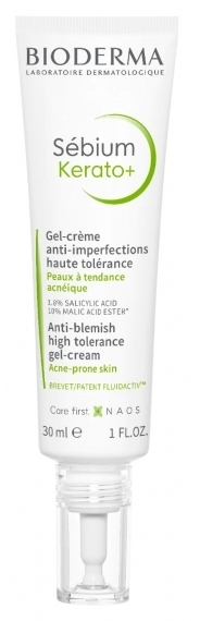 BIODERMA SEBIUM KERATO+ 30 ml żel-krem p/trądzikowy
