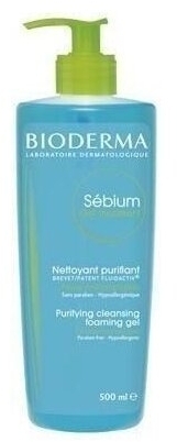 BIODERMA SEBIUM MOUSSANT Antybakteryjny żel do mycia twarzy 500 ml