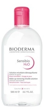 BIODERMA SENSIBIO H20 Płyn micelarny z pompką 500 ml