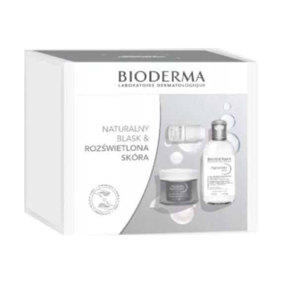 BIODERMA XMASS 2022 Zestaw Pigmentbio Naturalny blask&Rozświetlona skóra (Night Renewer+H2O+C-Conc.)