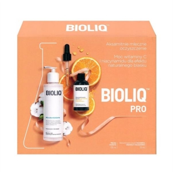 BIOLIQ PRO Zestaw Mleczko micelarne + Skoncentrowane Serum