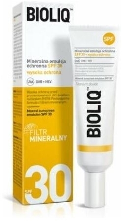 BIOLIQ SPF Mineralna Emulsja ochronna SPF30 30 ml