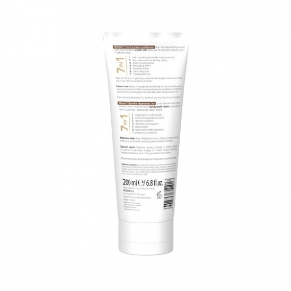 BIOVAX Odżywka ekspresowa 7w1 argan makadamia kokos 200 ml