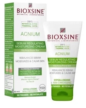 BIOXSINE ACNIUM Krem nawilżający regulujący sebum 50 ml