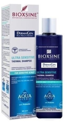 BIOXSINE Dermagen AQUA THERMAL szampon do wrażliwej skóry głowy 300 ml