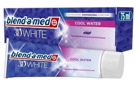 BLEND-A-MED 3D White Cool Water Pasta do zębów 75ml