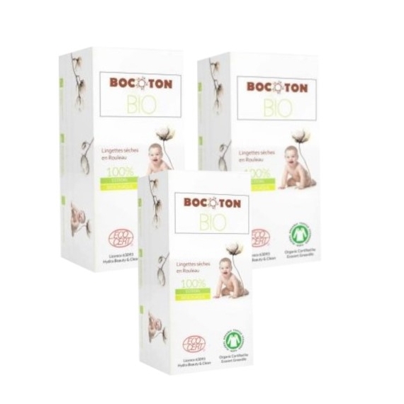 BOCOTON ręczniki z organicznej bawełny 50 sztuk Wielopak x3