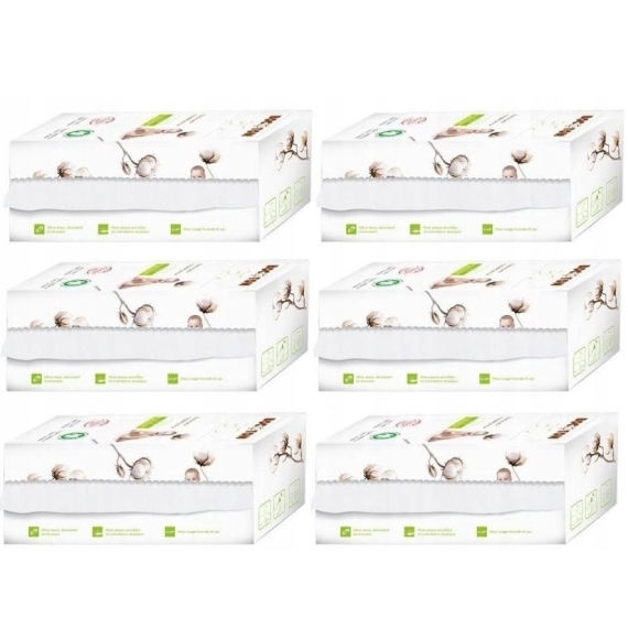 BOCOTON ręczniki z organicznej bawełny 50 sztuk Wielopak x6