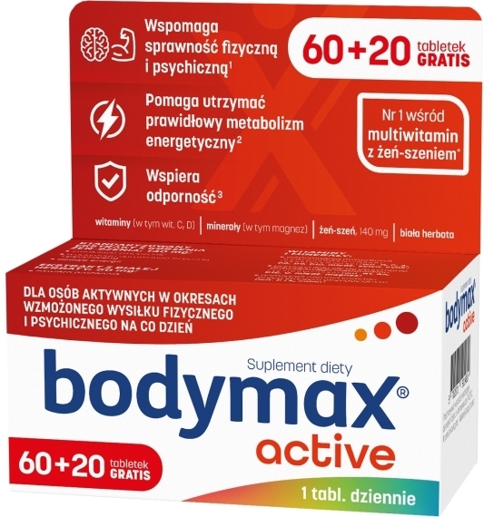 BODYMAX Active 80 tabletek