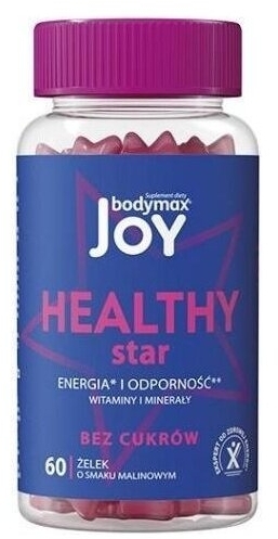 BODYMAX JOY Healthy Star żelki 60 sztuk