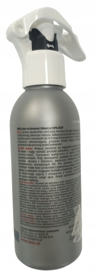 BROS Płyn na komary i kleszcze 50% DEET 130 ml