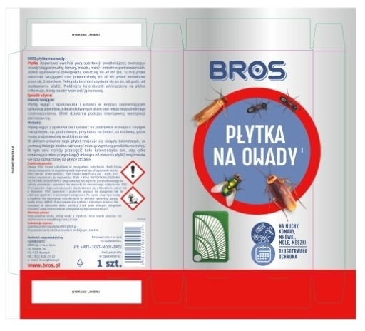 BROS Płytka na owady 1 sztuka