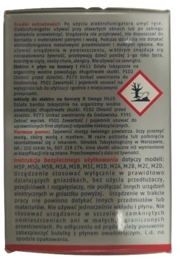 BROS-elektro+płyn na komary + 10 wkładów GRATIS