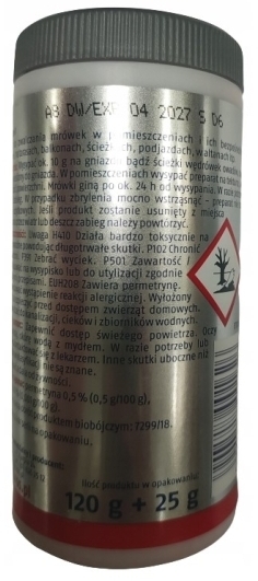 BROS-mrówkofon-środek na mrówki 120g+25g