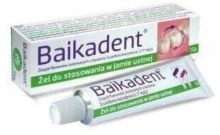 Baikadent żel do jamy ustnej 15 g