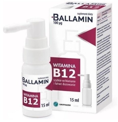 Ballamin witamina B12 aerozol doustny 15 ml
