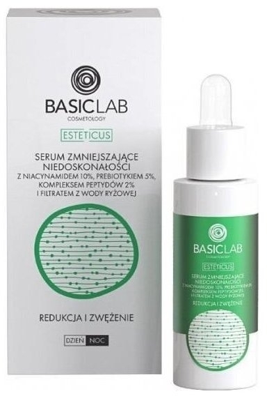 Basiclab Esteticus Serum zmniejszające niedoskonałości z niacynamidem 10% 30 ml
