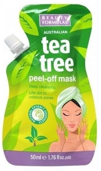 Beauty Formulas Maseczka do twarzy Tea Tree peel off 50 ml