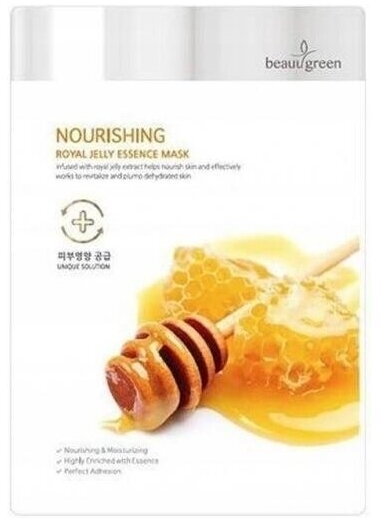 BeauuGreen Nourishing Royal Jelly Odżywcza Maseczka Do Twarzy Mleczko Pszczele 23g