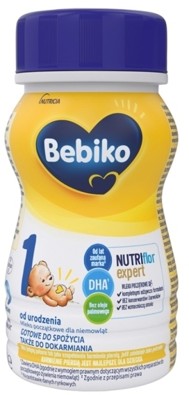 Bebiko 1 mleko początkowe dla niemowląt od urodzenia 200 ml