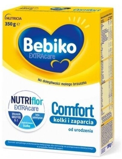 Bebiko Comfort z NutriFlor+ Mleko Poczatkowe Na Kolki i Zaparcia 350g